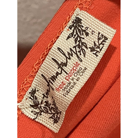 FREE PEOPLE Keep It Sleek Red Bodysuit - Picture 5 of 6